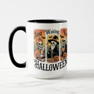 Mug En attendant Halloween – Saison effrayante et drôl