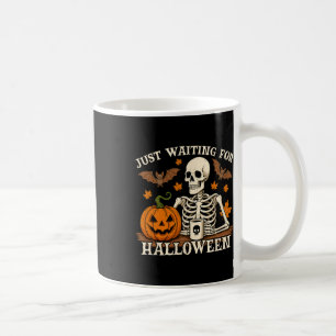 Mug En Attendant Juste Jack Halloween Ou Skeleto Lante