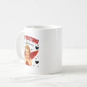 Mug En attendant simplement la Saint-Valentin Bébé Dou (Devant gauche)