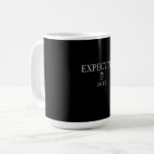Mug En attente de 2027 | Conception d'annonce de bébé (Devant gauche)