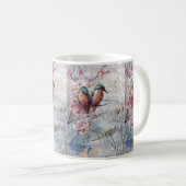 Mug En Attente De L'Oiseau De Surfeur Kingfisher (Devant droit)