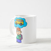 Mug En Attente Du Bus De L'École (Devant gauche)