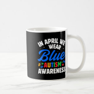 Mug En Avril Nous Portons Du Bleu Sensibilisation à l'