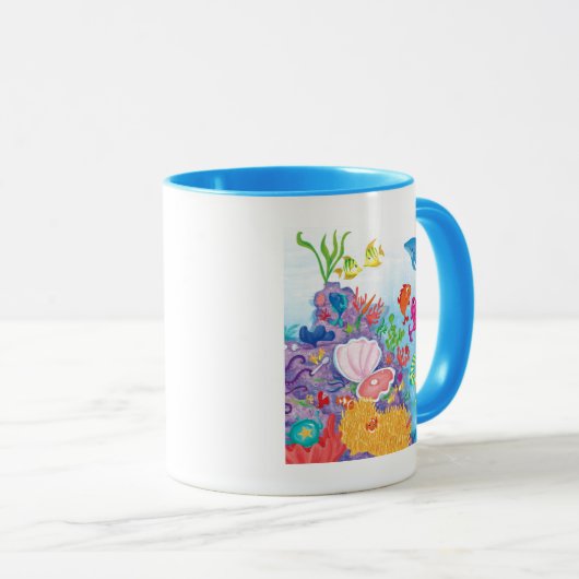 Mug En Bas Dans L'Océan (Devant droit)