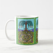 MUG EN BAS DU TROU DE RABBIT, CARROT WILLOE TREE FOLK  (Gauche)