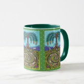 MUG EN BAS DU TROU DE RABBIT, CARROT WILLOE TREE FOLK  (Devant droit)