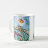 Mug En bas par l'art de la sirène de l'étang (Devant gauche)