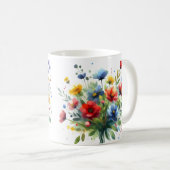 Mug En bukett vilda blommor (Devant droit)