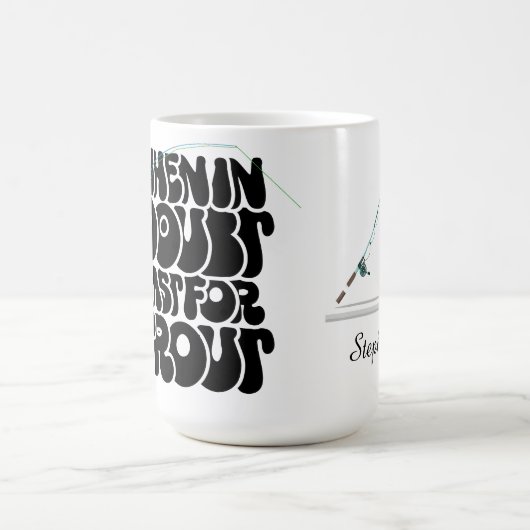 Mug En cas de doute, pêchez la truite (Centre)