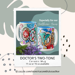 Mug en céramique à deux tons