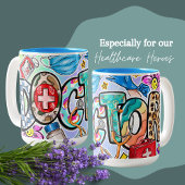 Mug en céramique à deux tons