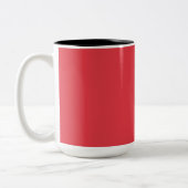 Mug en céramique à éclat rouge tomate - Personnali (Gauche)