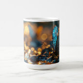 Mug en céramique à motif papillon bleu et or (Centre)