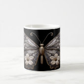 Mug en céramique au design papillon détaillé (Centre)
