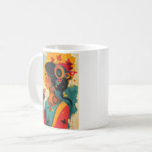 Mug En Céramique Avec Un Design Classique De Femme (Devant gauche)