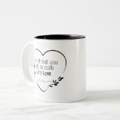 Mug en céramique avec un devis inspirant (Devant gauche)