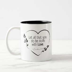 Mug en céramique avec un devis inspirant