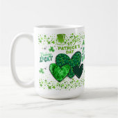 Mug en céramique avec vœux de la Saint-Patrick (Gauche)