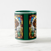 Mug en céramique Beagle mignon (Centre)