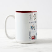 Mug en céramique bicolore Doctor Life (Gauche)