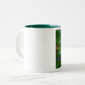 mug en céramique bicolore papillon (Devant gauche)