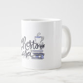 Mug en céramique blanche - "Au meilleur château" A (Devant droit)