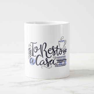 Mug en céramique blanche - "Au meilleur château" A