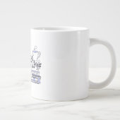 Mug en céramique blanche - "Au meilleur château" A (Droite)