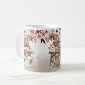 Mug en céramique Boho Gnomes (Devant gauche)