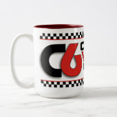 Mug en céramique C6VR à deux tons 15oz (Gauche)