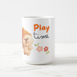 Mug en céramique Chibi Ourson "Moment de jeu" ador