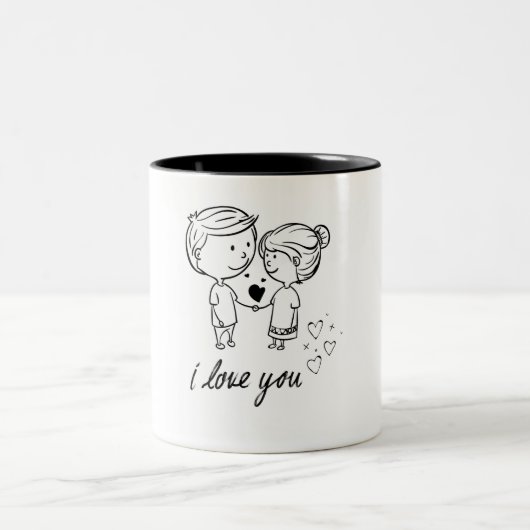 Mug en céramique classique, élégant et essentiel a (Centre)