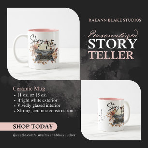 Mug en céramique "Conteur d'histoire" personnalisé
