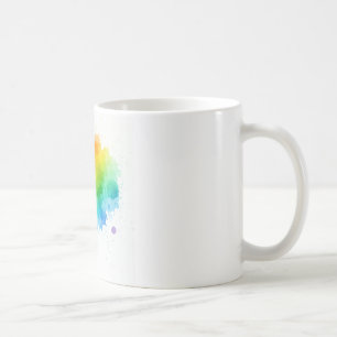 Mug en céramique couleur peinture Abstraite - Arti