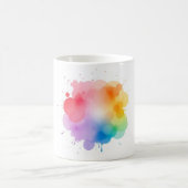 Mug en céramique couleur peinture Abstraite - Arti (Centre)