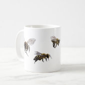 Mug en céramique d'abeille de miel (Devant gauche)