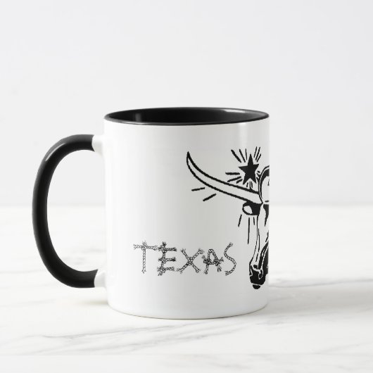 Mug en céramique Dallas Texas Longhorn (Gauche)
