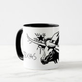 Mug en céramique Dallas Texas Longhorn (Devant gauche)