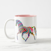Mug en céramique de cheval avité (Gauche)