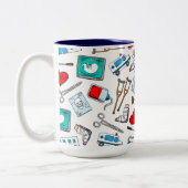Mug en céramique de conception médicale (Gauche)