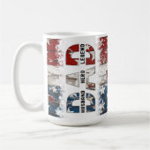 Mug en céramique de la fête des pères pour papa pa (Gauche)