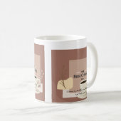 Mug en céramique de la meilleure heure de café d'e (Devant droit)