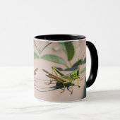 Mug en céramique de sauterelle inspirée de la natu (Devant droit)