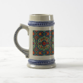 Mug en céramique d'héritage orné – Motif vintage s