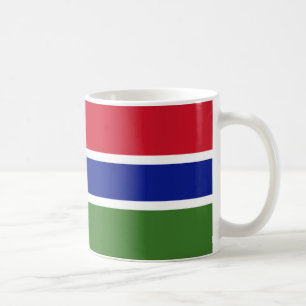 Mug en céramique drapeau de Gambie