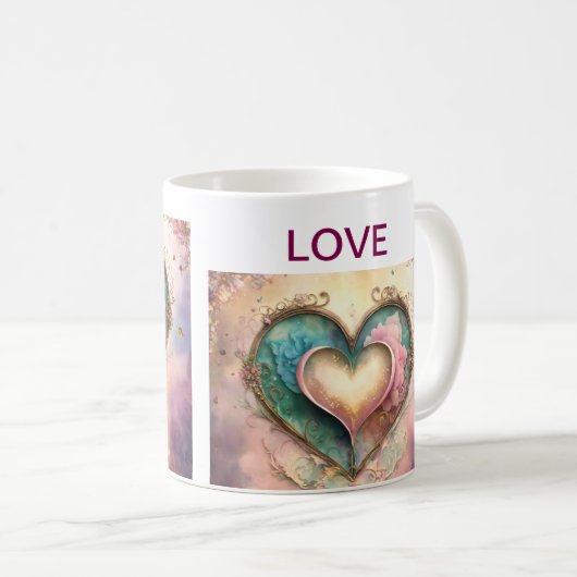 Mug en céramique élégant pour café, thé ou boisson (Devant droit)