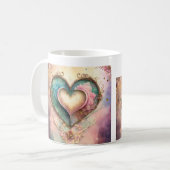 Mug en céramique élégant pour café, thé ou boisson (Devant gauche)