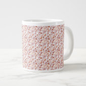 Mug en céramique géant Bold Rose Gold Stars (Devant droit)