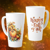 Mug en céramique "Happy Fall Y'all" pour latte