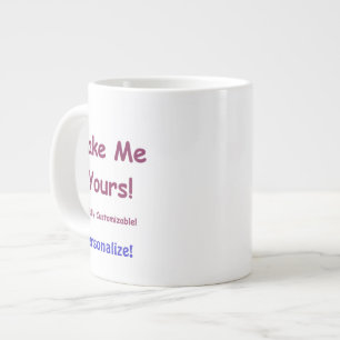 Mug en céramique Jumbo personnalisé pour personn